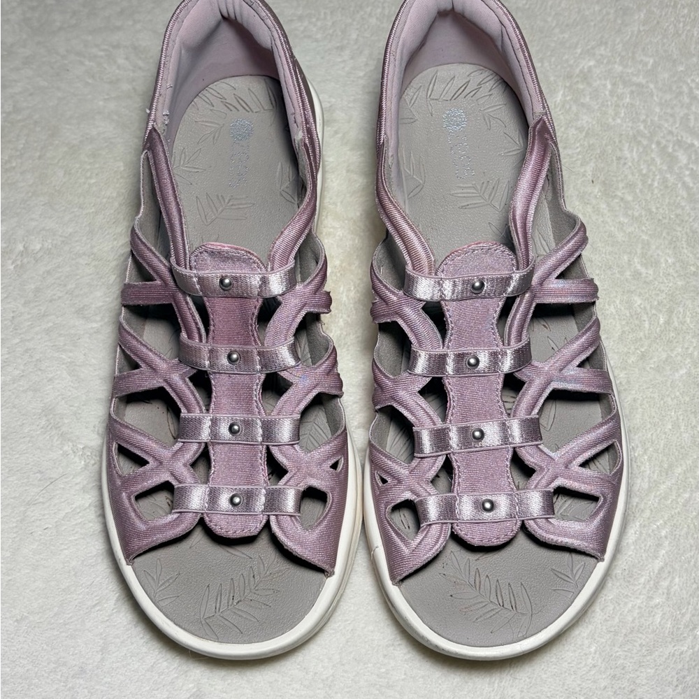 Bees SAPPHIRE Wedge Women's Casual Strappy Sandals Washable Gladiator Sz 7 - Picture 3 of 8